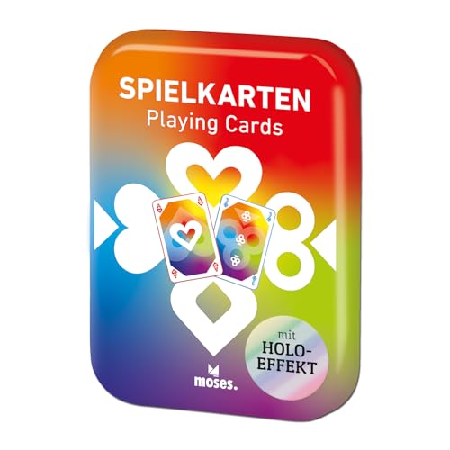 moses. Spielkarten Rainbow – stilvolles Kartenset für Erwachsene & Kinder, für Skat, Poker, Mau Mau & mehr, ab 6 Jahren, 2+ Spieler moses. Spielkarten Rainbow – stilvolles Kartenset für Erwachsene & Kinder, für Skat, Poker, Mau Mau & mehr, ab 6 Jahren, 2+ Spieler von moses