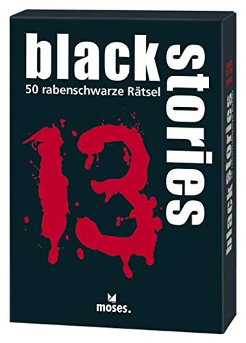 moses. black stories 13 | 50 rabenschwarze Rätsel | Das Krimi Kartenspiel von moses