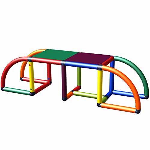 Move and stic SCHAN Kletterbrücke Spielbrücke Motoriktrainer Einsteigermodell Multicolor 6178 von move and stic