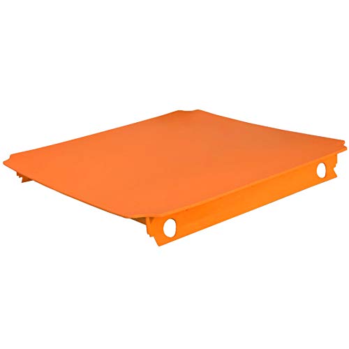 TikTakToo Moveandstic Platte 40x40 oder 40x20 oder Stoff (40x40cm, orange) von move and stic