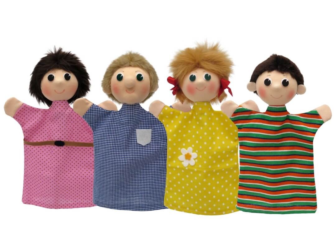 Box Handpuppen-Familie 4-teilig - Lehrmittel von munabo