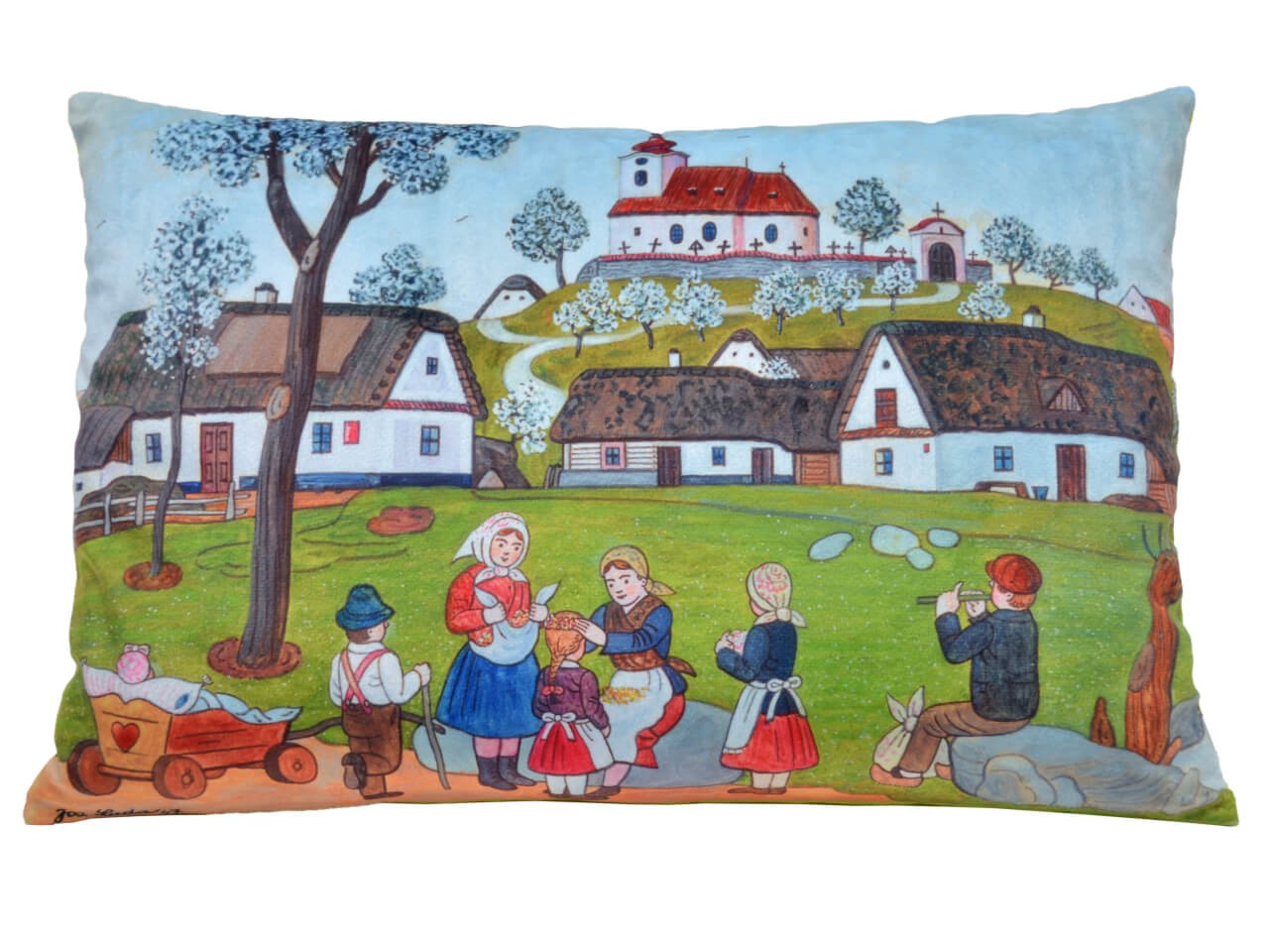 Kissen 45x30 cm Lada, Frühling von munabo