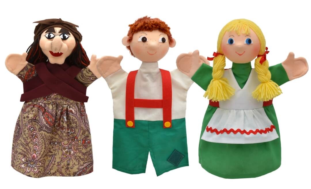 Set Handpuppen-Hänsel und Gretel von munabo