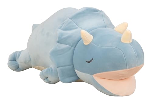 mucHome Kuscheltier Plüschtier, super weich, Spandex Bezug, Schmusetier, flauschig (Triceratops 50cm) von mucHome