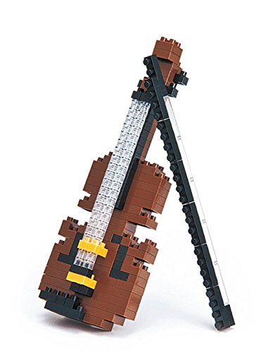 mugesh Klemmbausteine 3D-Puzzle Geige - Schönes Geschenk für Musiker von mugesh