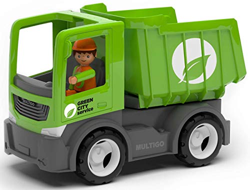 EFKO MULTIGO Kipper LKW Lastwagen mit Spielfigur Müllabfuhr Fahrzeug von multigo