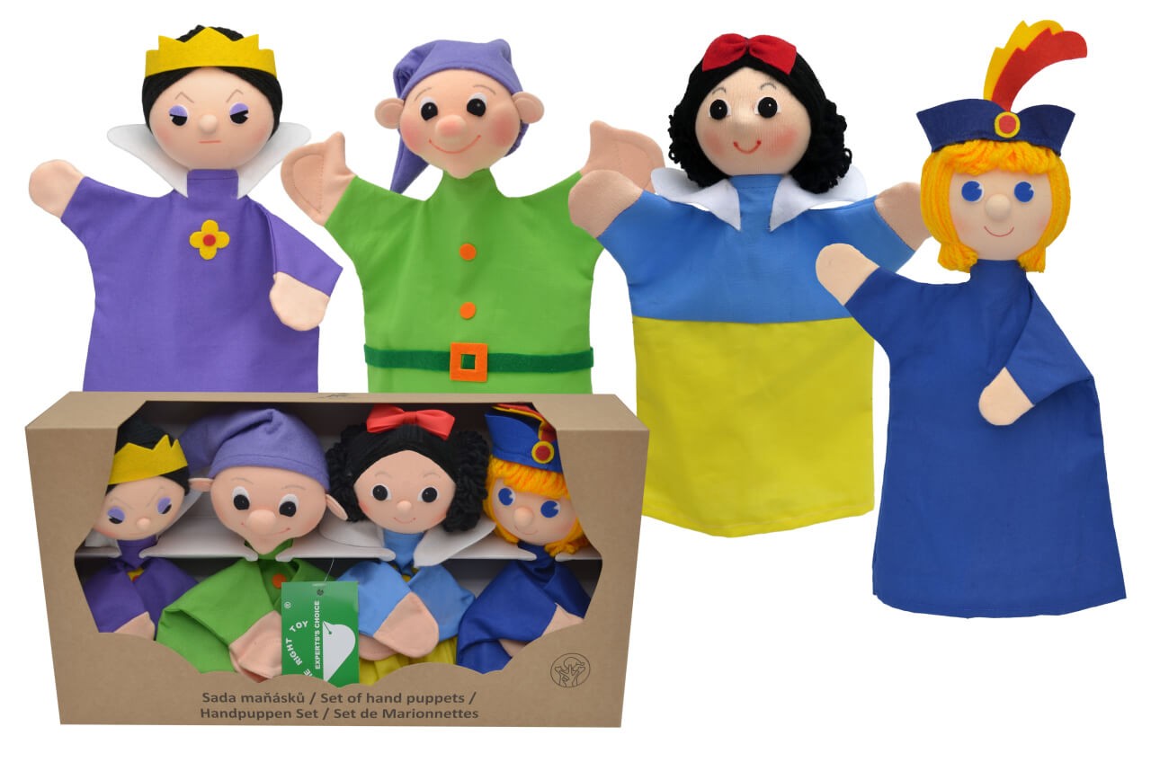 Box Handpuppen-Schneewittchen – Märchenhaftes Puppentheater-Set Box Handpuppen-Schneewittchen – Märchenhaftes Puppentheater-Set von munabo