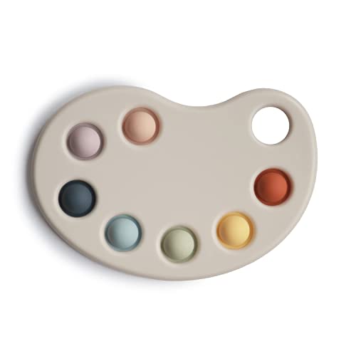 Mushie Palette Pressspielzeug für Baby & Kinder | Sensorisches Spielzeug | Konzentration & Aufmerksamkeit | Sichere & Hochwertige für Kleinkinder Kinder Jungs & Mädchen | Multicolor von mushie