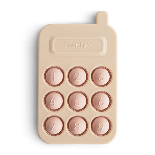 Mushie Phone Press Toy Blush | Made with ABS Plastic & Silicone von mushie