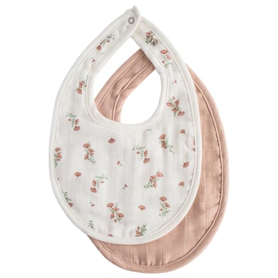 mushie Musselin Lätzchen Blush/Pink Floral von mushie