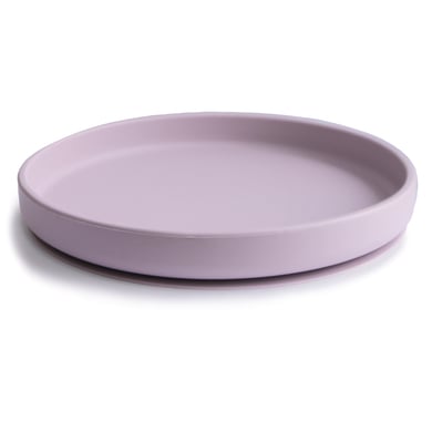 mushie Silikonteller Classic mit Saugfuß Soft Lilac von mushie