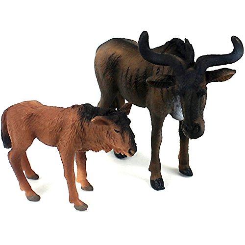 Musykrafties Jumbo-Spielset, Spielfiguren aus Plastik, Afrika, Dschungel, Tiere Wildebeest 2-piece von musykrafties