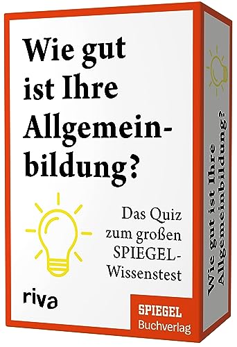 Wie gut ist Ihre Allgemeinbildung?: Das Quiz zum großen Spiegel-Wissenstest von mvg Verlag