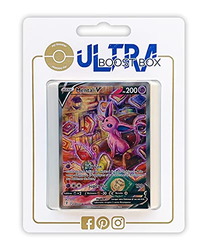 Mentali V (Psiana V) 180/192 Alternative Full Art - Ultraboost X Epée et Bouclier 7 Évolution Céleste - Box mit 10 französisch Pokémon-Karten von my-booster