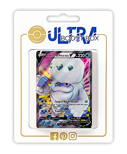 my-booster SWSH04-FR24-UB-169 Duramacho de Galar V (Galar-Flampivian V) 169/185 Full Art-Ultraboost X Epée et Bouclier, 4 Voltage Éclatant, Box mit 10 französisch Pokémon-Karten von my-booster