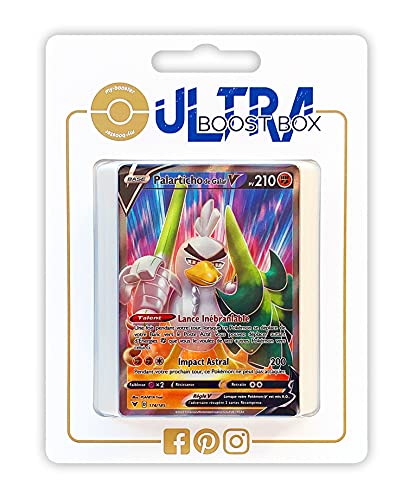 my-booster SWSH04-FR24-UB-174 Palarticho de Galar V (Galar-Lauchzelot V) 174/185 Full Art-Ultraboost X Epée et Bouclier, 4 Voltage Éclatant, Box mit 10 französisch Pokémon-Karten von my-booster