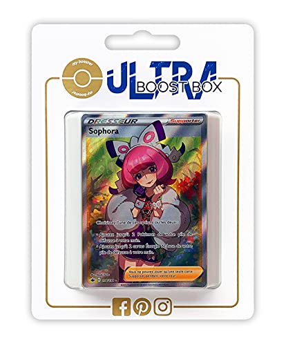 my-booster SWSH06-FR24-UB-194 Sophora (Sophora) 194/198 Full Art Trainer, Ultraboost X Epée et Bouclier 6 Règne de Glace, Box mit 10 französisch Pokémon-Karten von my-booster