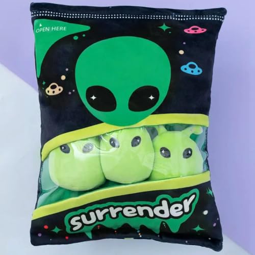 Neue Alien Plüsch Pudding Tasche Mini Ball Alien Puppe Plüsch Kissen Geburtstagsgeschenk für Kinder Jungen 45CM 1 von mzDxLy