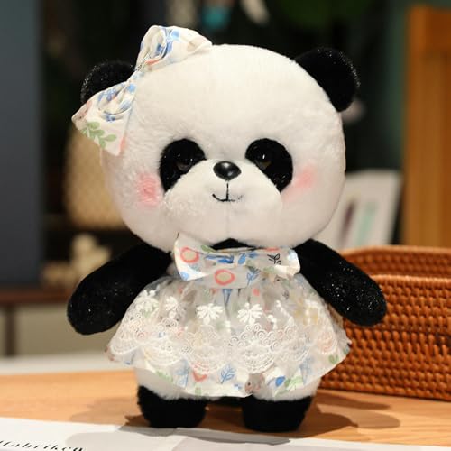 mzDxLy Blumenband Panda Puppe Panda Plüschtier Geschenk Kindergeburtstagsgeschenk 28CM 6 von mzDxLy