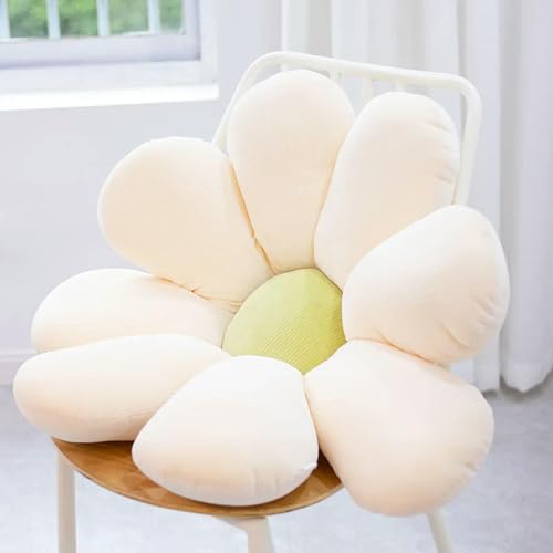 mzDxLy Bunte Gänseblümchen Blume Plüsch Kissen Spielzeug Cartoon Pflanze Plüsch Puppe Stuhl Kissen Sofa Geburtstagsgeschenk für Kinder 60cm 1 von mzDxLy