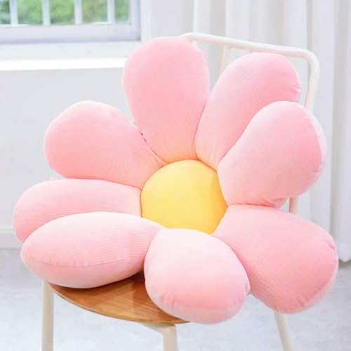 mzDxLy Bunte Gänseblümchen Blume Plüsch Kissen Spielzeug Cartoon Pflanze Plüsch Puppe Stuhl Kissen Sofa Geburtstagsgeschenk für Kinder 60cm 6 von mzDxLy