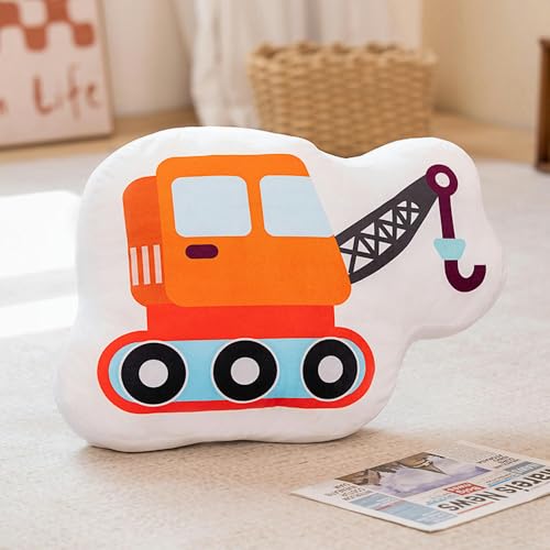 mzDxLy Cartoon Auto Kissen, Kissen, Bagger, Kinder Plüschtiere, Puppengeschenke, Geburtstagsgeschenke, 55CM 8 von mzDxLy