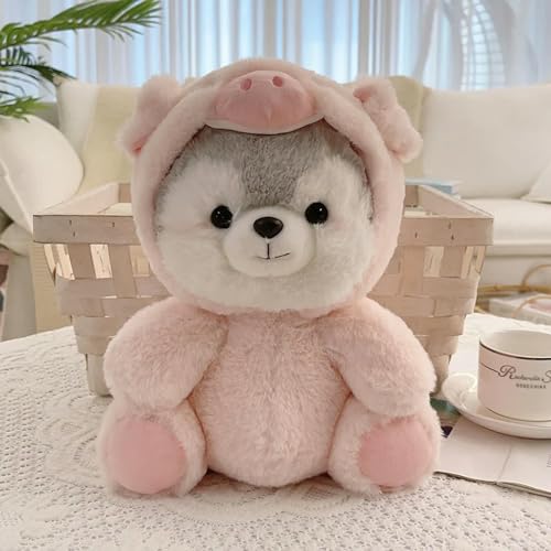 mzDxLy Cartoon Husky Plüschtier Cosplay Schwein Dinosaurier Koala Fuchs Puppe Kawaii Plüsch Tier Spielzeug Junge Mädchen 30cm 1 von mzDxLy