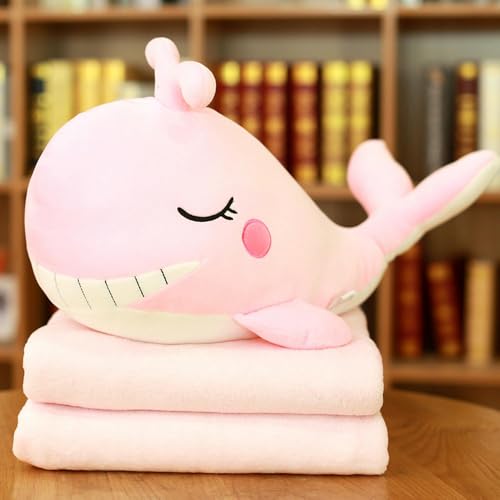 mzDxLy Cute Cartoon Whale Plush Toy doll doll for Kids doll Pillow Birthday Gift 30CM 1 von mzDxLy