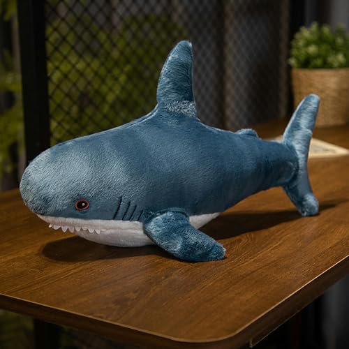 mzDxLy Hai Tier Plüschtier süße Puppe weiches Kissen Kinder Geburtstagsgeschenk 45cm 1 von mzDxLy