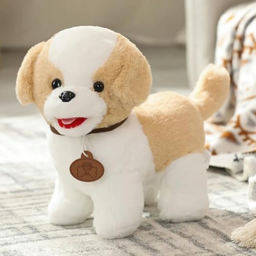 mzDxLy Hund Plüschtier Niedliches Haustier Husky Bulldogge Shiba Inu Flauschige Puppe Geburtstagsgeschenk für Kinder 30cm 10 von mzDxLy