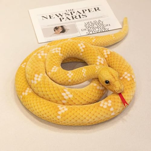 mzDxLy Kawaii Schlange Plüschtier Schlange Tier Puppe Kinder dekoratives Geschenk 270cm 4 von mzDxLy