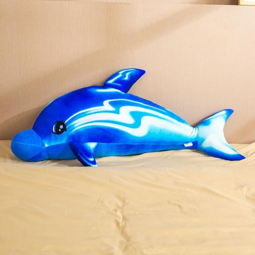 mzDxLy Kreative Delphin Plüsch Spielzeug Puppe Kinder Geburtstagsgeschenk 75CM 2 von mzDxLy