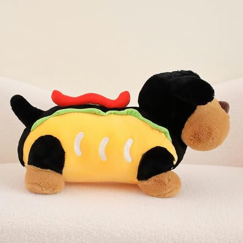 mzDxLy Kreatives Hot Dog Plüschtier Hund Kissen Puppe Niedliche Ragdoll Puppe Mädchen Geschenk Geburtstagsgeschenk 30CM 1 von mzDxLy