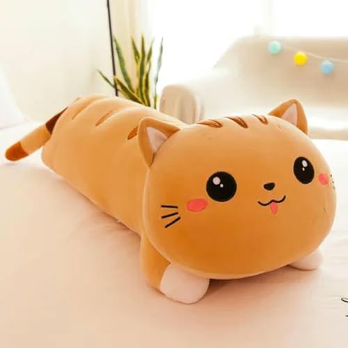 mzDxLy Lange Katze Kissen Plüschtier Tier Puppe Matte Kinder Mädchen Wohnkultur Geschenke Geburtstag 110cm 2 von mzDxLy