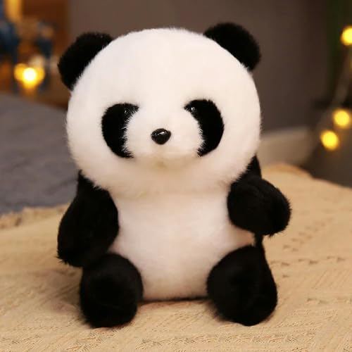 mzDxLy Lebensechte Panda Plüschtier Plüsch Kawaii Panda Puppe Kinder Mädchen Geburtstagsgeschenk Wohnkultur 18cm 1 von mzDxLy