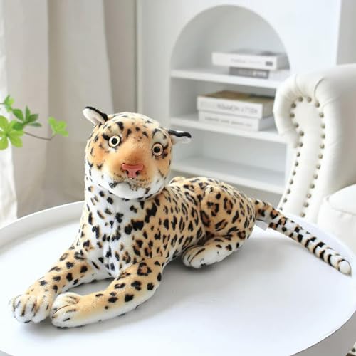 mzDxLy Leopard Puppe Plüschtier Plüsch weiches Tier Gepard Wohnkultur Geburtstagsgeschenk 110cm 1 von mzDxLy