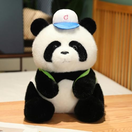 mzDxLy Neue Baseball Panda Puppe Plüsch Puppe Puppe Geburtstagsgeschenk süße Rucksack 42CM 2 von mzDxLy