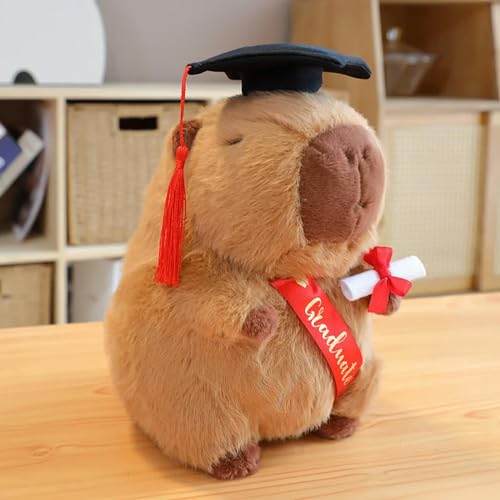 mzDxLy Niedliche Cartoon Capybara Plüschtier Plüsch Geschenk süße Capybara Puppe Party Dekoration Geburtstagsgeschenk 25CM 2 von mzDxLy