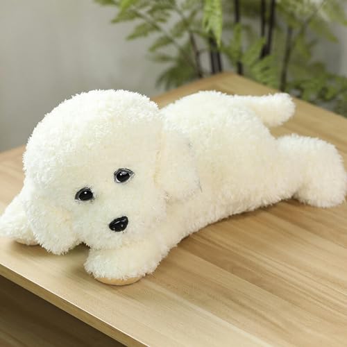 mzDxLy Niedlicher Schal Hund Seetang Samt Welpe Tier Plüsch Puppe Geschenk für Mädchen Geburtstagsgeschenk 60CM 1 von mzDxLy