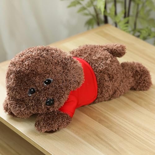 mzDxLy Niedlicher Schal Hund Seetang Samt Welpe Tier Plüsch Puppe Geschenk für Mädchen Geburtstagsgeschenk 60CM 10 von mzDxLy