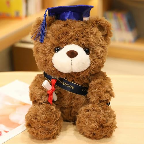 mzDxLy Niedliches Bär Plüschtier Soft Kawaii Bär Tier Puppen Abschlussgeschenke für Kinder Kinder Student Mädchen 23cm 1 von mzDxLy