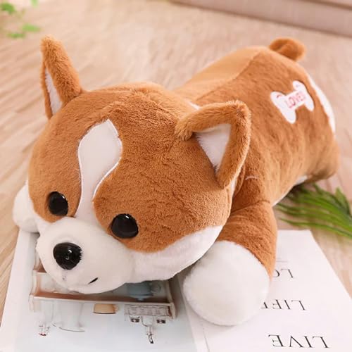 mzDxLy Niedliches Corgi Plüschtier Plüsch Tier Kissen Cartoon Kinder Kinder Mädchen Geburtstagsgeschenk 100cm 3 von mzDxLy