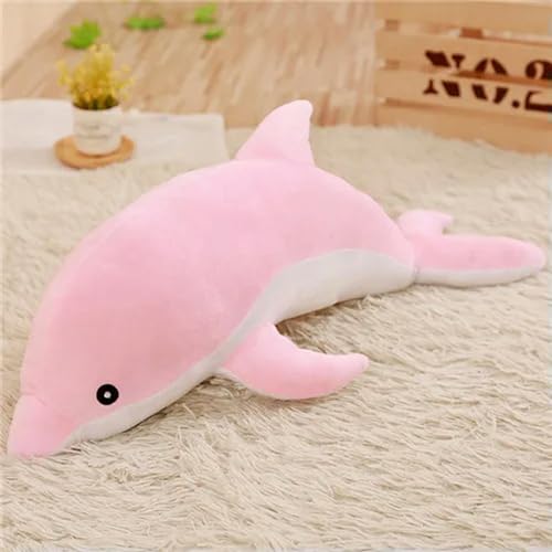 mzDxLy Niedliches Delfin Plüschtier Plüsch weiches süßes Tier Puppe Kissen Kinder Geschenk Geburtstag 30CM 2 von mzDxLy