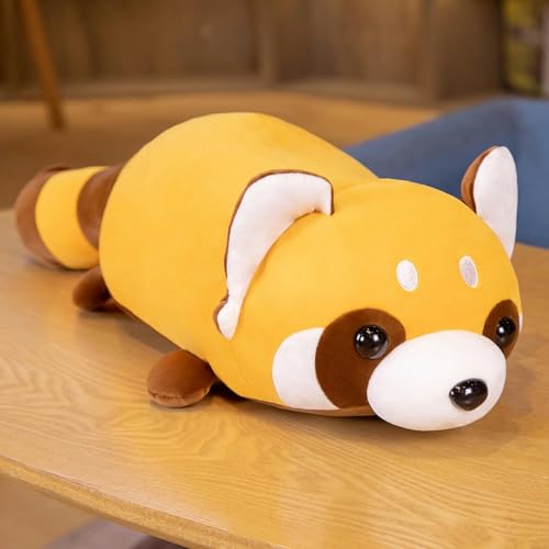 mzDxLy Niedliches Waschbär Plüschtier Cartoon Tier Puppe Kissen für Kinder Geburtstagsgeschenk 80cm 1 von mzDxLy