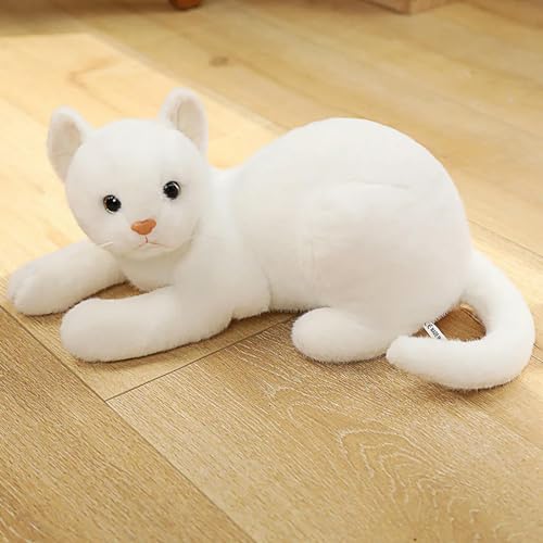 mzDxLy Plüsch lebensechte Katze Plüschtiere Kawaii Katze Puppe Haustier Spielzeug Wohnkultur Geschenke für Mädchen Geburtstag 30cm 2 von mzDxLy