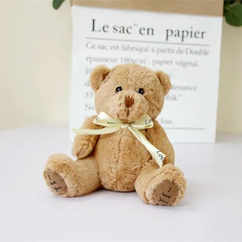 mzDxLy Plüschtiere: Bärenpuppe, Kawaii Plüschbär, Plüschtier, Geburtstags Spielzeug 18CM 2 von mzDxLy