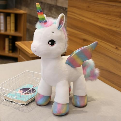 mzDxLy Regenbogen Pferd niedlich Kissen Kissen Mädchen Puppe Puppe Plüsch Spielzeug Kinder Geburtstagsgeschenk 60CM 2 von mzDxLy