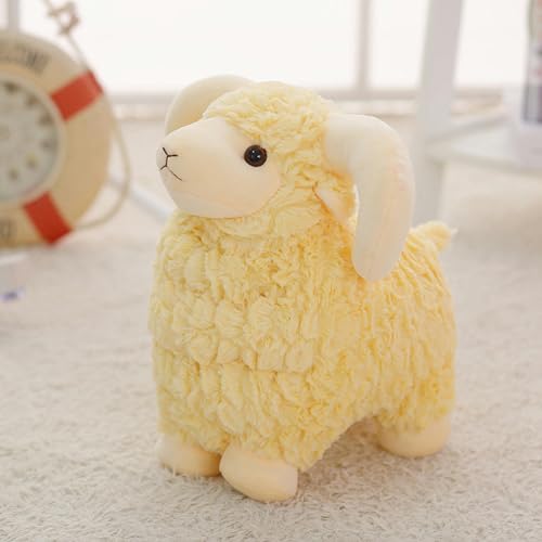 mzDxLy Schaf Puppe Sternzeichen Wolle Fleece Puppe Kinder Geburtstagsgeschenk 25CM 3 von mzDxLy