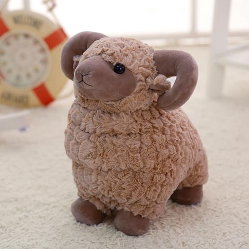 mzDxLy Schaf Puppe Sternzeichen Wolle Fleece Puppe Kinder Geburtstagsgeschenk 60CM 2 von mzDxLy