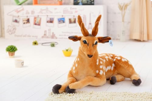 mzDxLy Sika Hirsch Plüschtiere Elch Rehkitz Puppe Giraffen Kindertagsgeschenke Geburtstagsgeschenke 100CM 1 von mzDxLy